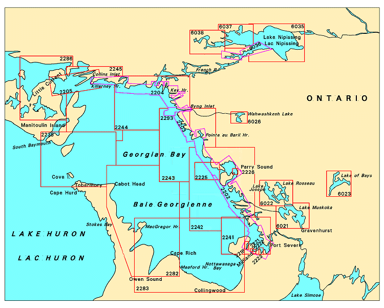 Georgian Bay Marine Charts